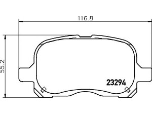 HELLA PAGID 8DB 355 009-251 stabdžių trinkelių rinkinys, diskinis stabdys 
 Techninės priežiūros dalys -> Papildomas remontas
0446502010, 0446502050, 0446512240