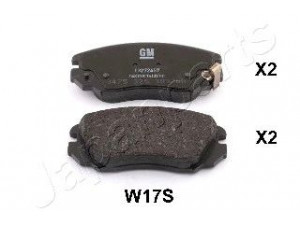 JAPANPARTS PA-W17AF stabdžių trinkelių rinkinys, diskinis stabdys 
 Techninės priežiūros dalys -> Papildomas remontas
13237750