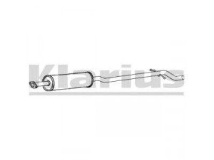 KLARIUS 260963 vidurinis duslintuvas 
 Išmetimo sistema -> Duslintuvas
8634168, 8684279
