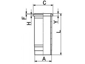 KOLBENSCHMIDT 89522110 cilindro įvorė 
 Variklis -> Cilindrai/stūmokliai
270950, 270950-9