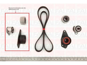 FAI AutoParts TBK122 paskirstymo diržo komplektas 
 Techninės priežiūros dalys -> Papildomas remontas
30757154, 30777409