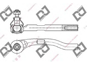 DJ PARTS DE1223 skersinės vairo trauklės galas 
 Vairavimas -> Vairo mechanizmo sujungimai
53540-SEL-T01, 53540SELT01