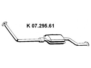 EBERSPÄCHER 07.295.61 katalizatoriaus keitiklis 
 Išmetimo sistema -> Katalizatoriaus keitiklis
5854416, 8 58 031, 858152