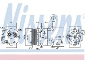 NISSENS 89069 kompresorius, oro kondicionierius 
 Oro kondicionavimas -> Kompresorius/dalys
1161407, 1161627, 8600889, 8601633