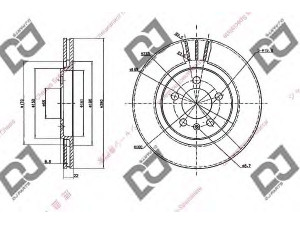 DJ PARTS BD1812 stabdžių diskas 
 Dviratė transporto priemonės -> Stabdžių sistema -> Stabdžių diskai / priedai
1H0615301A, 3A0615601A