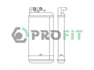 PROFIT PR 0012N1 šilumokaitis, salono šildymas 
 Šildymas / vėdinimas -> Šilumokaitis
443819030, 443819031B, 443819031C