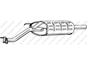 BOSAL 115-315 galinis duslintuvas 
 Išmetimo sistema -> Duslintuvas
GEX-33625, WCG-102550