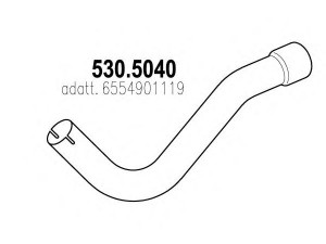 ASSO 530.5040 išleidimo kolektorius
6554901119