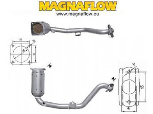 MAGNAFLOW 66014 katalizatoriaus keitiklis 
 Išmetimo sistema -> Katalizatoriaus keitiklis
1731NQ