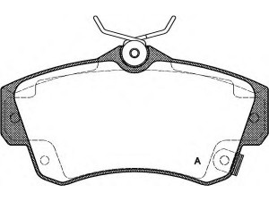 OPEN PARTS BPA0753.02 stabdžių trinkelių rinkinys, diskinis stabdys 
 Techninės priežiūros dalys -> Papildomas remontas
5017843AA, 5083853AA, 5086364AA