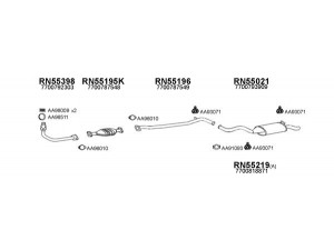 VENEPORTE 550032 išmetimo sistema