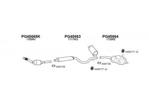 VENEPORTE 450272 išmetimo sistema 
 Išmetimo sistema -> Išmetimo sistema, visa