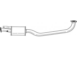 AKS DASIS SG37424 vidurinis duslintuvas