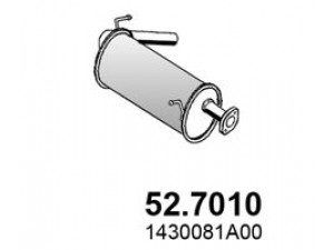 ASSO 52.7010 galinis duslintuvas 
 Išmetimo sistema -> Duslintuvas
1430081A00, 1430081A01, 1430081A11
