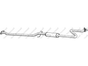BOSAL 292-283 vidurinis duslintuvas 
 Išmetimo sistema -> Duslintuvas
18220-SE7-641, 18220-SE7-642