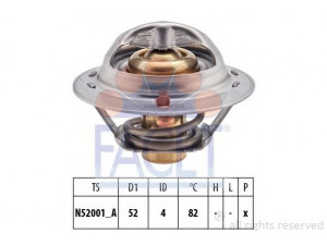 FACET 7.8229S termostatas, aušinimo skystis 
 Aušinimo sistema -> Termostatas/tarpiklis -> Thermostat
25500-11100, 25500-11200, 25500-24000