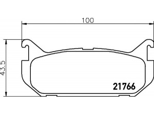 HELLA PAGID 8DB 355 016-711 stabdžių trinkelių rinkinys, diskinis stabdys 
 Techninės priežiūros dalys -> Papildomas remontas
3868298, 3898005, F42Z2200A, G5Y52643Z