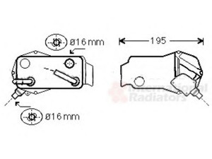 VAN WEZEL 06003351 alyvos aušintuvas, automatinė transmisija 
 Transmisija -> Automatinė pavarų dėžė -> Radiatorius
17217529499, 7529499