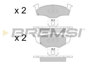 BREMSI BP2672 stabdžių trinkelių rinkinys, diskinis stabdys 
 Techninės priežiūros dalys -> Papildomas remontas
1H0698151A, 1H0698151A, 1H0698151A