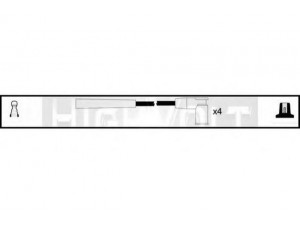 STANDARD OEF1044 uždegimo laido komplektas 
 Kibirkšties / kaitinamasis uždegimas -> Uždegimo laidai/jungtys
82 00 094 380 1