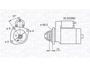 MAGNETI MARELLI 063521070660 starteris 
 Elektros įranga -> Starterio sistema -> Starteris
51832959