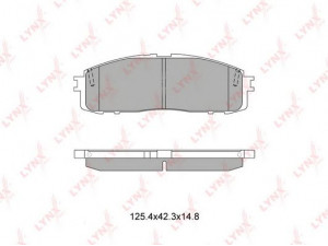 LYNXauto BD-7602 stabdžių trinkelių rinkinys, diskinis stabdys 
 Techninės priežiūros dalys -> Papildomas remontas
04466-14010, 04466-14030, 04466-22040