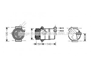 AVA QUALITY COOLING OLK446 kompresorius, oro kondicionierius 
 Oro kondicionavimas -> Kompresorius/dalys
13124752, 1854167, 1854168, 24466997
