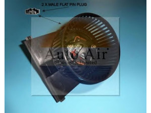 AUTO AIR GLOUCESTER 21-0023 vidaus pūtiklis 
 Šildymas / vėdinimas -> Orpūtė/dalys
1J2819021, 1J2819021A, 1J2819021B