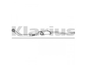 KLARIUS CN195E priekinis duslintuvas 
 Išmetimo sistema -> Duslintuvas
96041778, 96041778