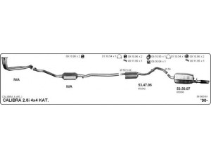 IMASAF 561000161 išmetimo sistema 
 Išmetimo sistema -> Išmetimo sistema, visa