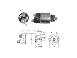 ERA 227677 solenoidinis jungiklis, starteris 
 Elektros įranga -> Starterio sistema -> Solenoidinis jungiklis
31204-PC1-004, 31204-PC1-024