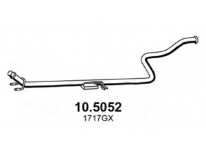 ASSO 10.5052 išleidimo kolektorius 
 Išmetimo sistema -> Išmetimo vamzdžiai
1717GX, 1717SP, 1717GX, 1717SP