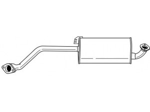 AKS DASIS SG41401 vidurinis duslintuvas