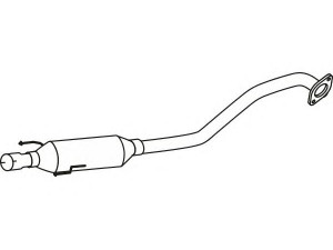 FENNO P6567 vidurinis duslintuvas 
 Išmetimo sistema -> Duslintuvas
(17410-0R010) repair m