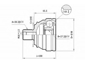 STATIM C.315 jungčių komplektas, kardaninis velenas 
 Ratų pavara -> Sujungimai/komplektas
701498099B
