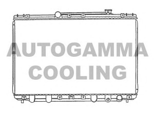 AUTOGAMMA 100991 radiatorius, variklio aušinimas