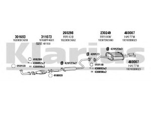 KLARIUS 420086E išmetimo sistema 
 Išmetimo sistema -> Išmetimo sistema, visa