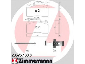ZIMMERMANN 23575.160.3 stabdžių trinkelių rinkinys, diskinis stabdys 
 Techninės priežiūros dalys -> Papildomas remontas
9404252548, 425207, 425255