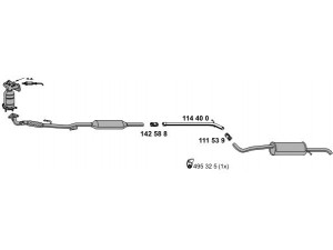 ERNST 190132 išmetimo sistema 
 Išmetimo sistema -> Išmetimo sistema, visa