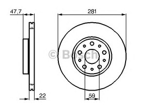 BOSCH 0 986 479 100 stabdžių diskas 
 Dviratė transporto priemonės -> Stabdžių sistema -> Stabdžių diskai / priedai
46469907, 46469907