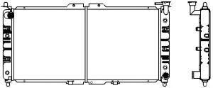 SAKURA  Automotive 1301-0218 radiatorius, variklio aušinimas