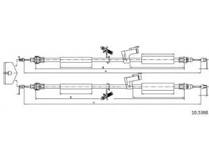 CABOR 10.5368 trosas, stovėjimo stabdys
1416442