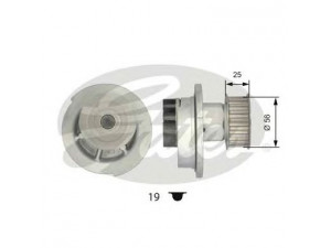 GATES WP0057 vandens siurblys
96350799, 96352648, 96872704, 96350799