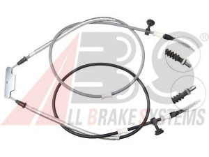 A.B.S. K19935 trosas, stovėjimo stabdys 
 Stabdžių sistema -> Valdymo svirtys/trosai
51753207, 51753208