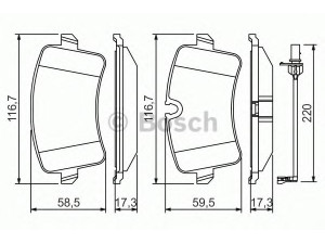 BOSCH 0 986 494 488 stabdžių trinkelių rinkinys, diskinis stabdys 
 Techninės priežiūros dalys -> Papildomas remontas
4G0 698 451, 4G0 698 451 A, 4G0 698 451 C