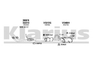 KLARIUS 960363U išmetimo sistema