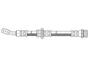 KAWE 511734 stabdžių žarnelė 
 Stabdžių sistema -> Stabdžių žarnelės
5158063B00, 5158063BB0, 5158063B00