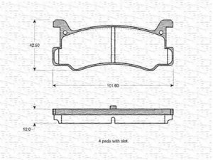 MAGNETI MARELLI 363702160817 stabdžių trinkelių rinkinys, diskinis stabdys
04492-87702-000, 04492-87705, 04492-87705-000