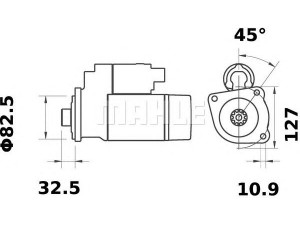 MAHLE ORIGINAL MS 209 starteris
4377 659 M1, 4377 659 M2, 4377 659 M3