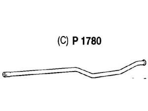 FENNO P1780 išleidimo kolektorius 
 Išmetimo sistema -> Išmetimo vamzdžiai
BM50002, (repair pipe)